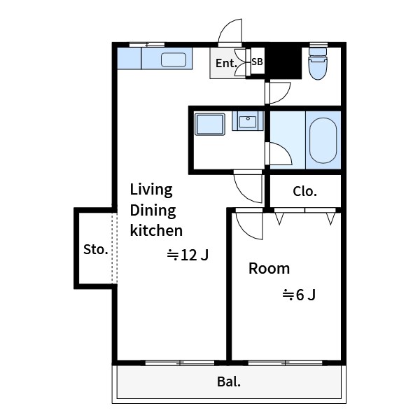 第五サンキビル 間取り図