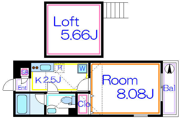 ジャルダン・ドゥ・フルール 間取り