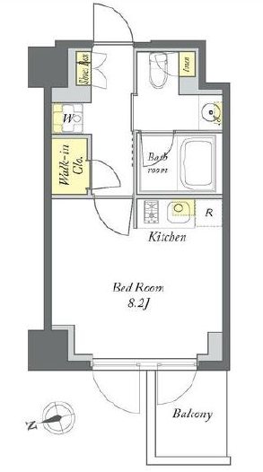 プライムメゾン清澄白河  間取り
