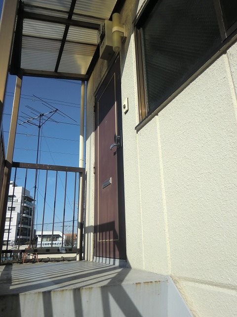 前波コーポ 玄関