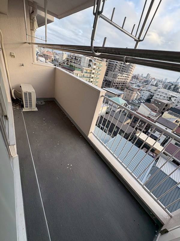 梅田マンション ベランダ