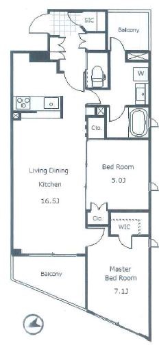 エステート南砂福島橋 間取り