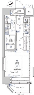 レアライズ葛西 間取り図