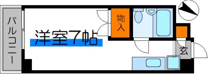 スターハイツ 405号室 間取り