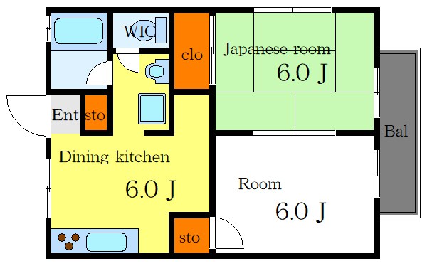 ファームハイツⅡ 間取り図