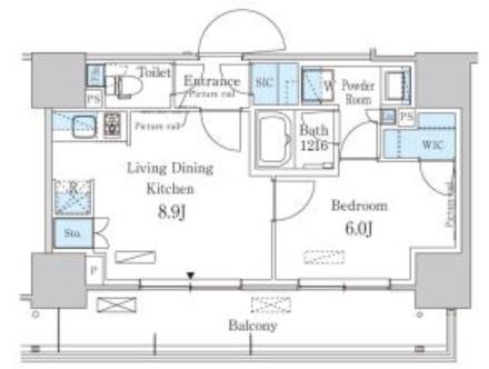 パークアクシス東陽町・親水公園  間取り