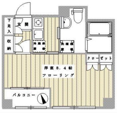 ユースハイム門前仲町 間取り
