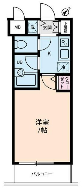 アムス門前仲町　富岡 間取り