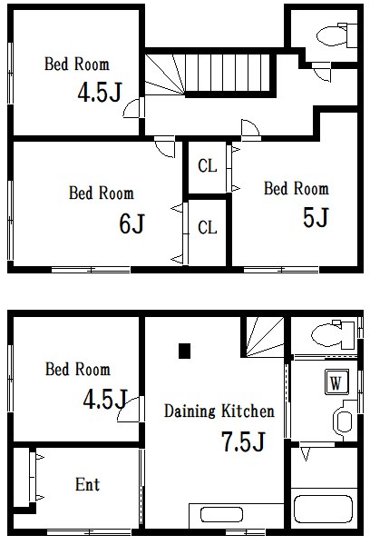 川崎戸建 間取り図