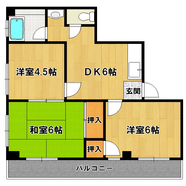 マイキャッスル浅川  間取り