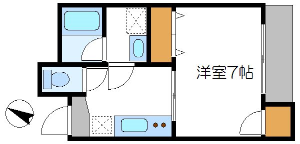ハネーデュ 間取り図