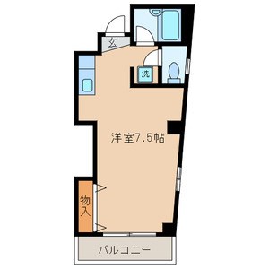 ベルメゾン南千住    間取り