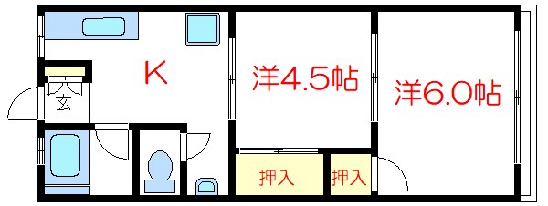 プチラヤマ 202号室 間取り