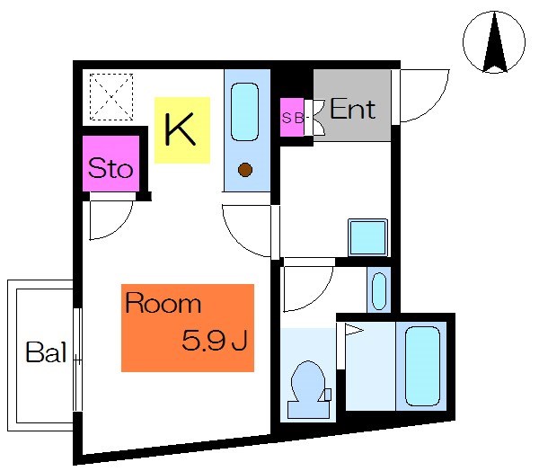 SoleiL.Ⅶ　(ソレイユ７）  間取り