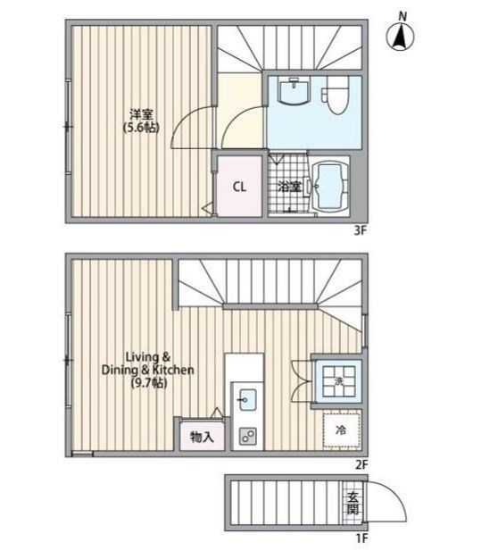 マーレ十条 間取り
