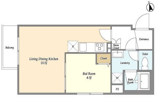 グローベル　ザ・クレス押上 204号室 間取り
