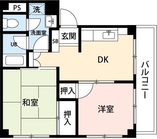 リオグランデ立石Ⅱ 間取り図