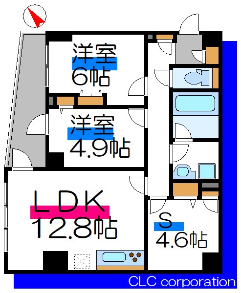 モナークレジデンス西葛西 間取り図