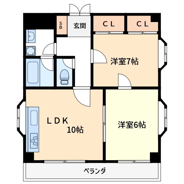 プルミエール清州 間取り図
