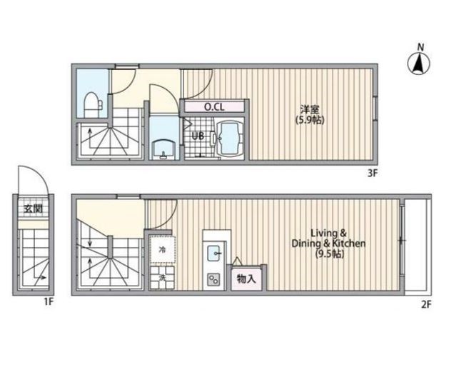 マーレ十条 間取り