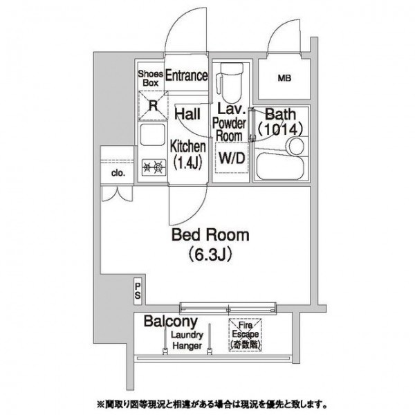 コンフォリア押上  504号室 間取り