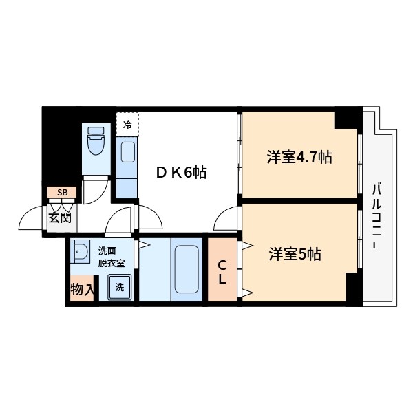 第2ロイヤルシラコ 間取り図