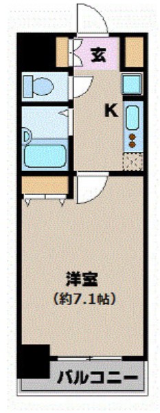 アフェクシオン日本橋人形町  間取り
