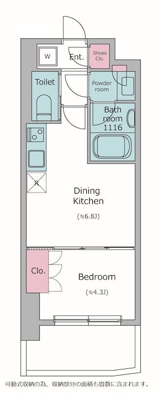 レジディア亀戸プレイス  間取り図