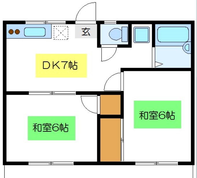 スカイハイツＡ 間取り図