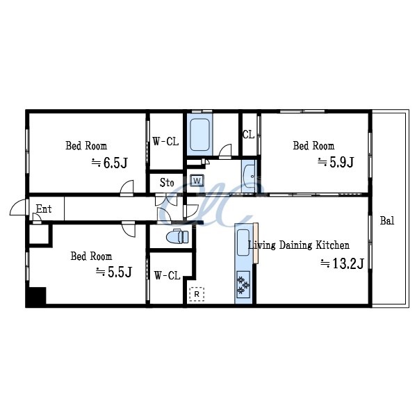 N-stage船堀 間取り図