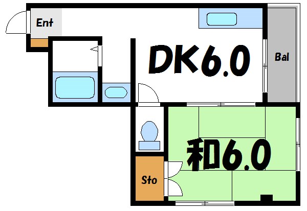 マンション南風 306号室 間取り