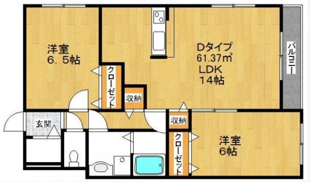 シェモア東砂 間取り