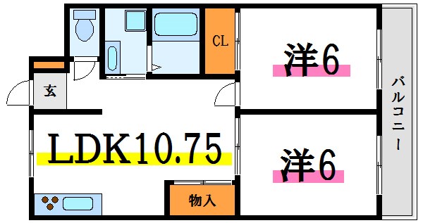 サンメゾン小岩  間取り図