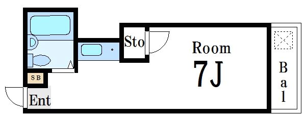 オーシャンハイツ 302号室 間取り