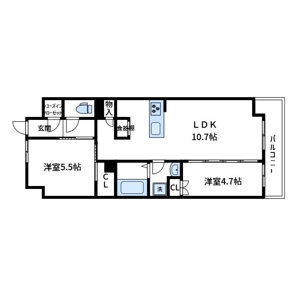 プレディア町屋 間取り