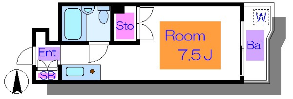 シティハイムカネカ 間取り