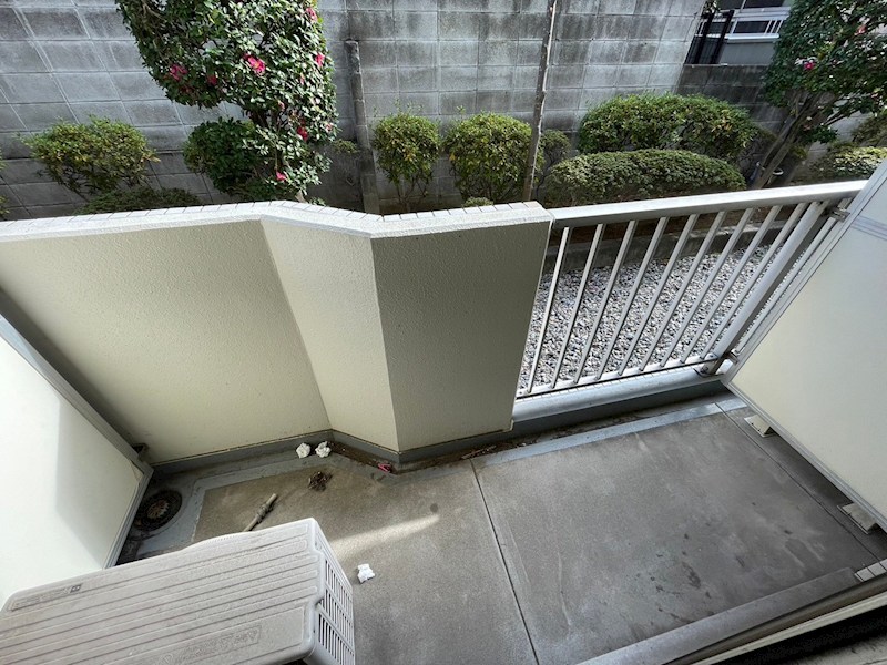 シティハイムカネカ ベランダ