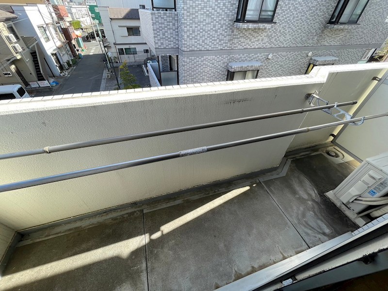 シティハイムカネカ ベランダ