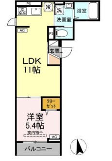 セレスティア東向島 間取り図