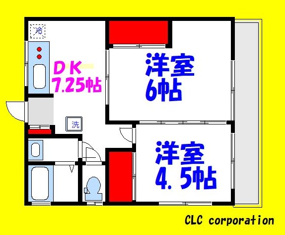 コーポながい 間取り