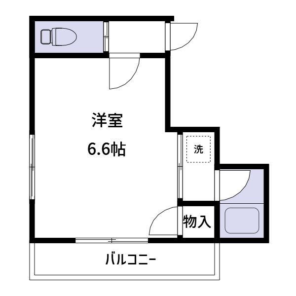 鈴木アパート 302号室 間取り
