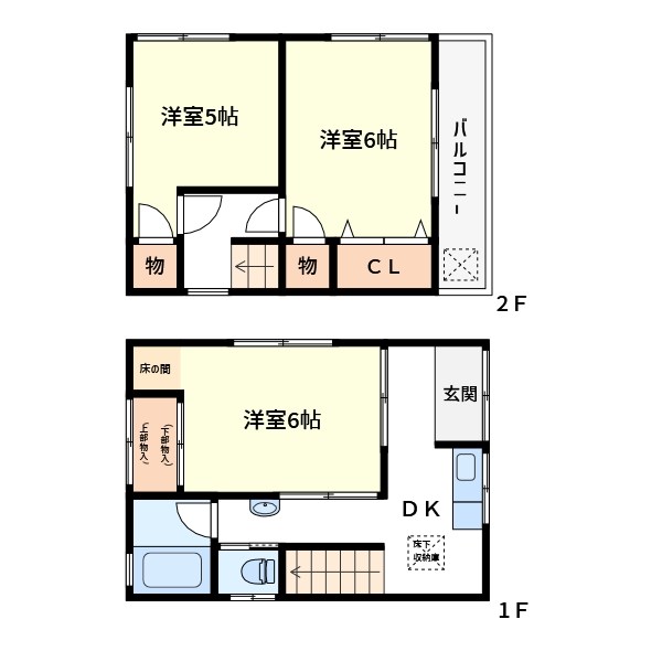 一之江2丁目戸建  間取り