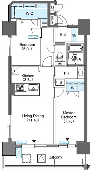 ロイヤルパークスリバーサイド 間取り