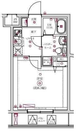 VERXEEDαAYASE 間取り