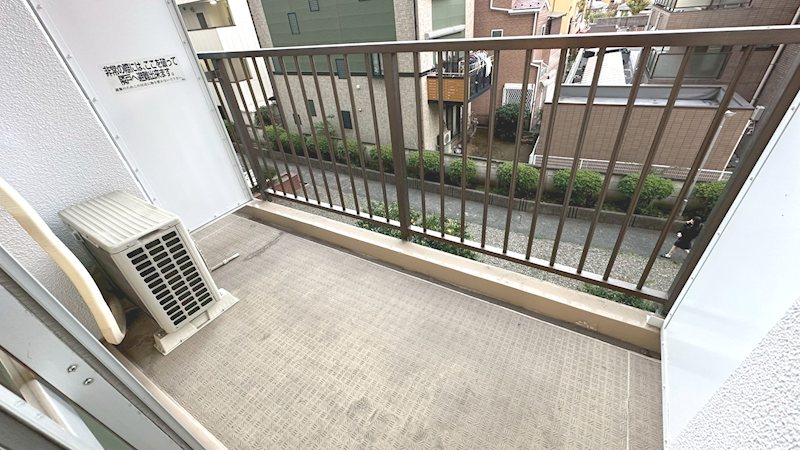 カーサ第二宇喜田４号棟 ベランダ