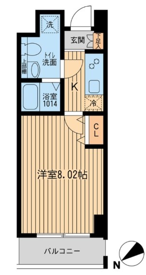 HF葛西レジデンス 302号室 間取り