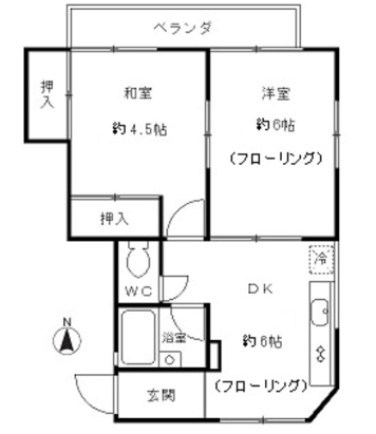 コーポ五十嵐 間取り