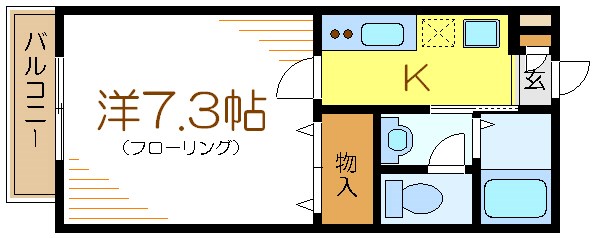 メゾンラフィーネ 間取り