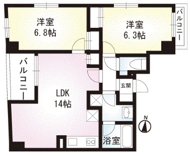 Park AYASE 間取り