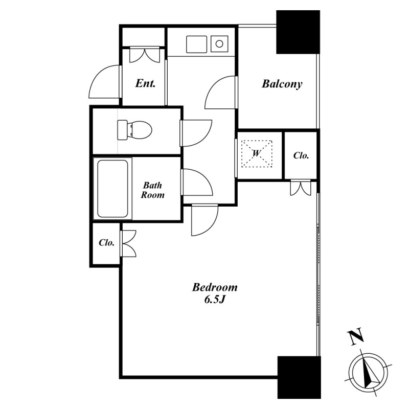 ラングタワー京橋   間取り
